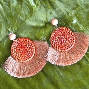 Woven Statement earrings